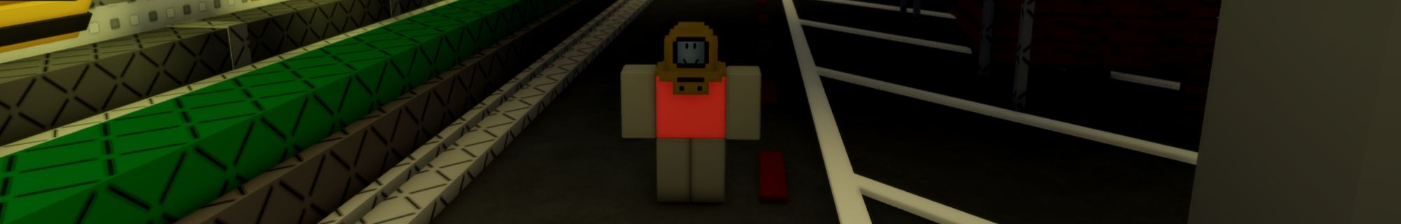 a player standing alone in Deep Descent on Roblox