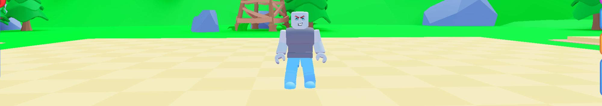 a player Build and Survive Tsunami on Roblox