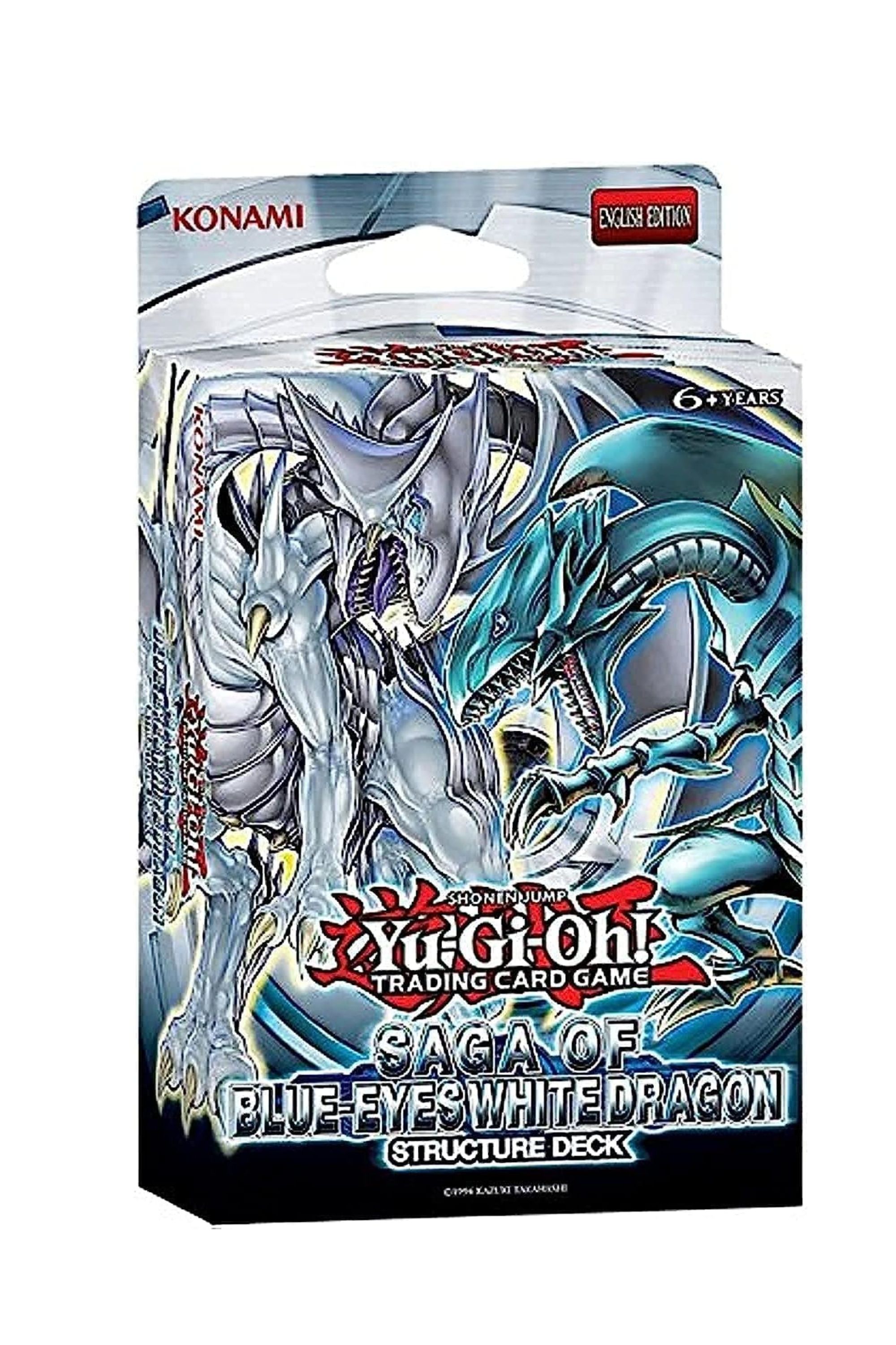 The cover of the Yu-Gi-Oh! Sage of Blue Eyes White Dragon structure deck.