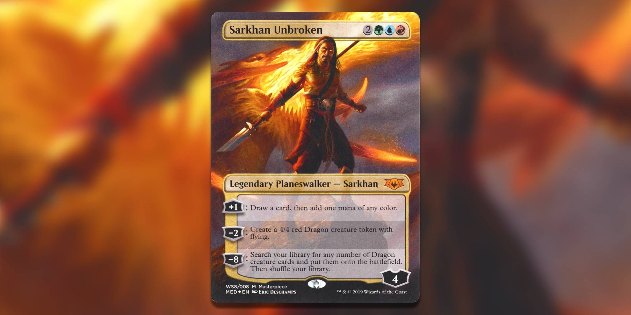 Sarkhan Unbroken by Eric Deschamps