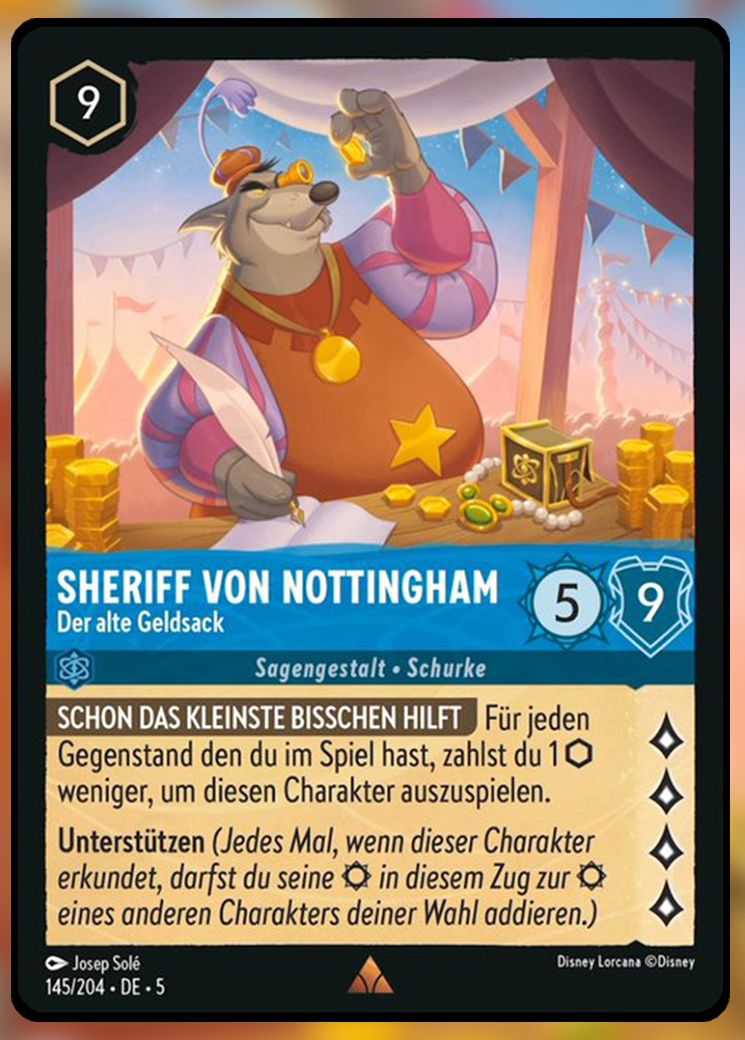 Sheriff Of Nottingham, Money Bags