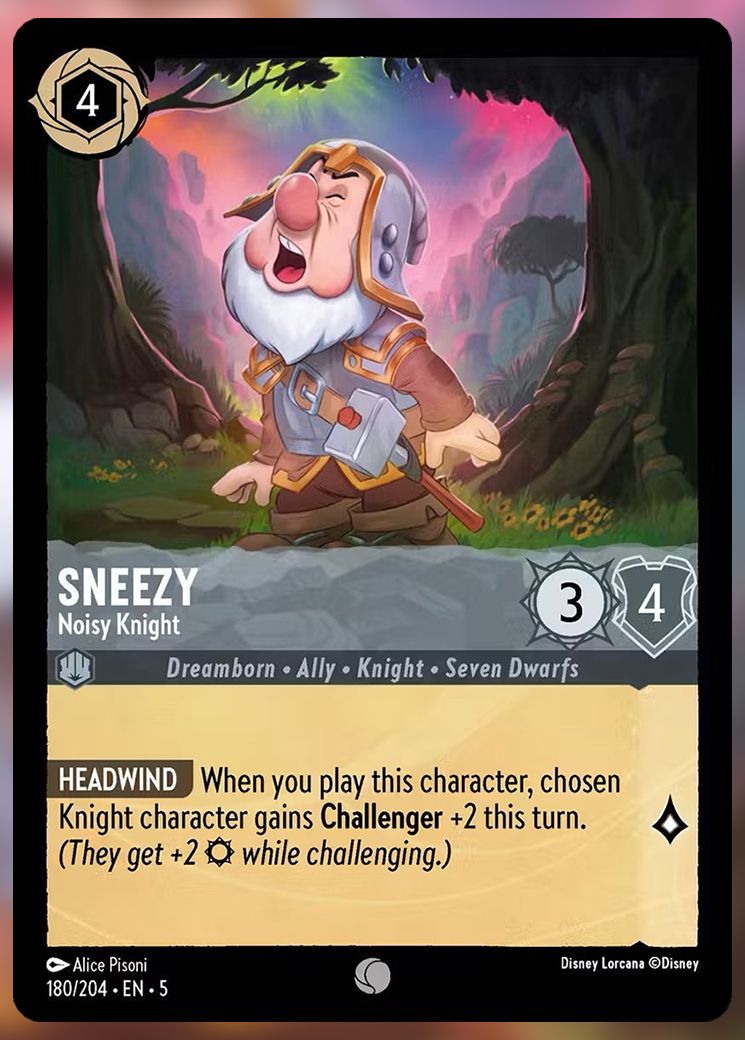 Sneezy, Noisy Knight