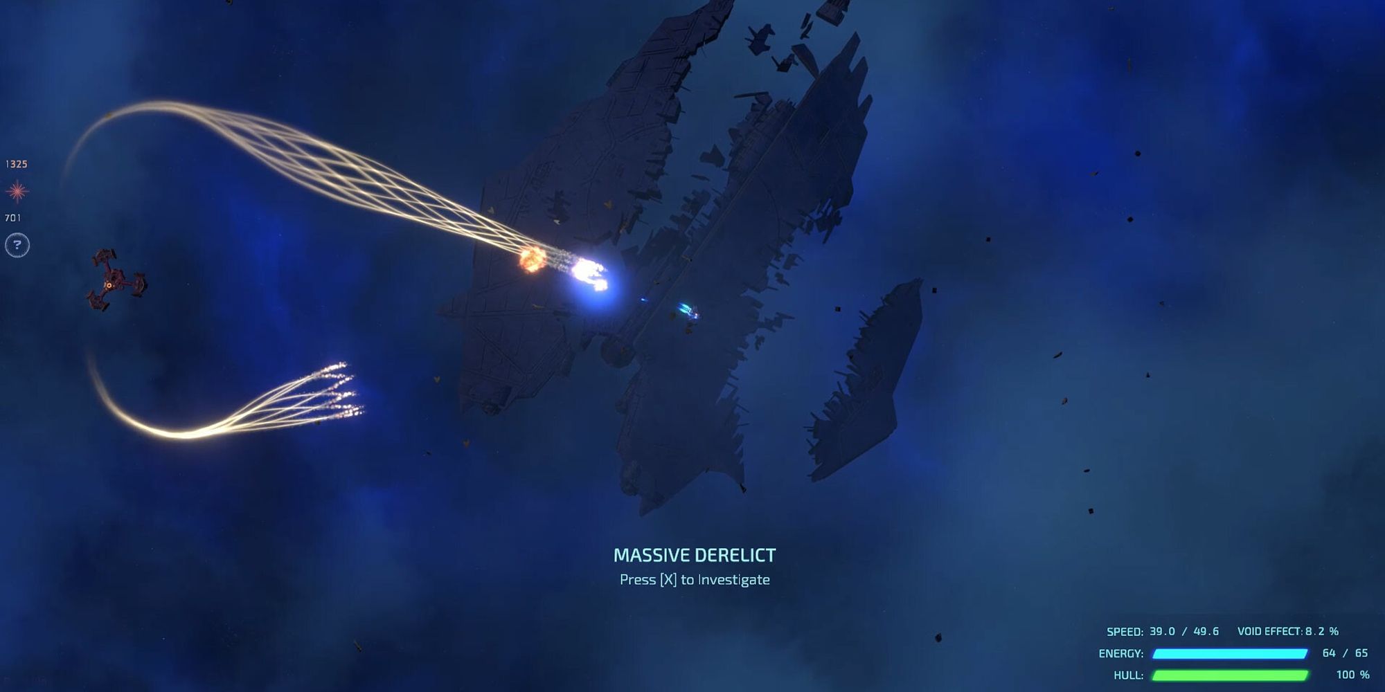 Exploring A Dark Part Of Deep Space In Starcom Unknown Space.