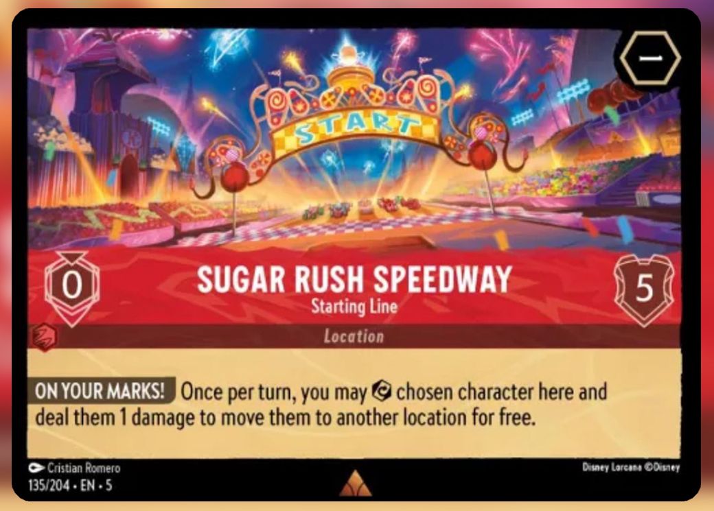 Sugar Rush Speedway, Starting Line