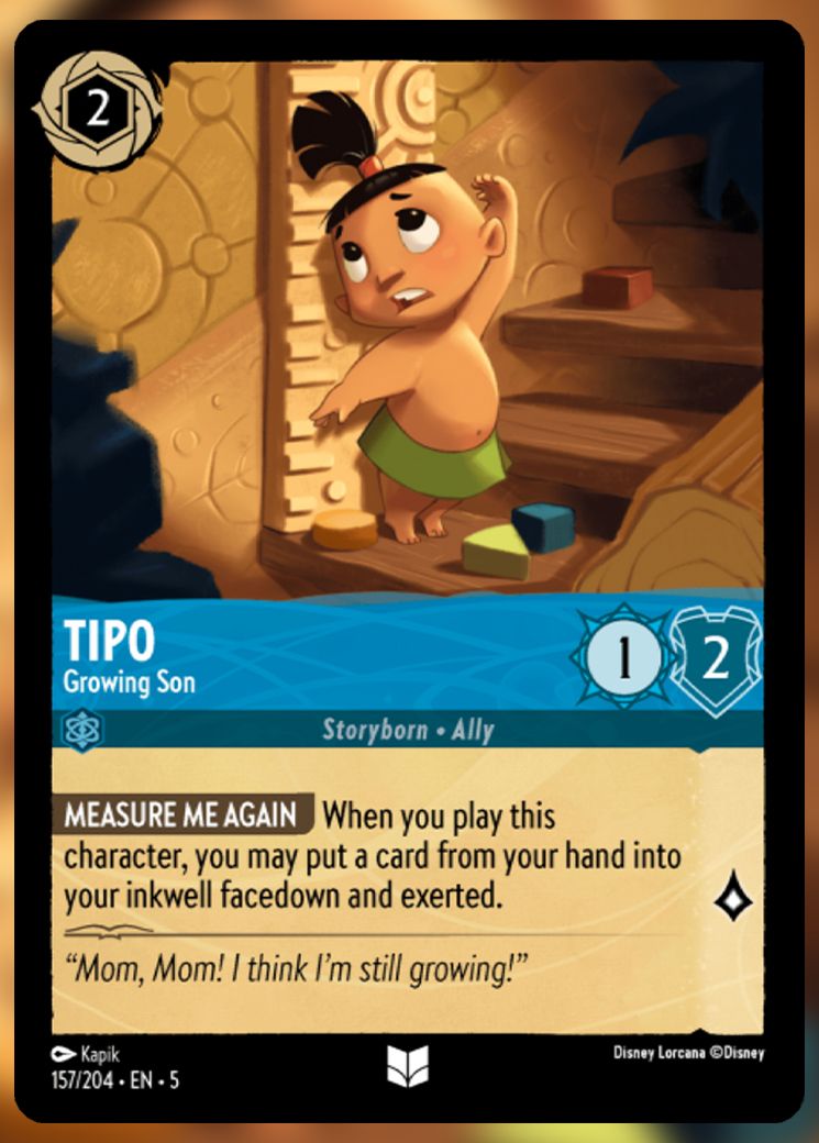 Tipo, Growing Son
