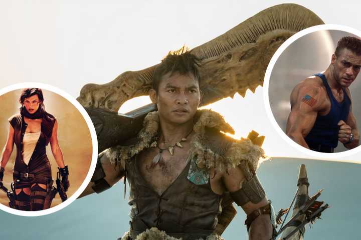 Tony Jaa in Monster Hunter with Milla Jovovich in Resident Evil and Jean-Claude Van Damme in Street Fighter