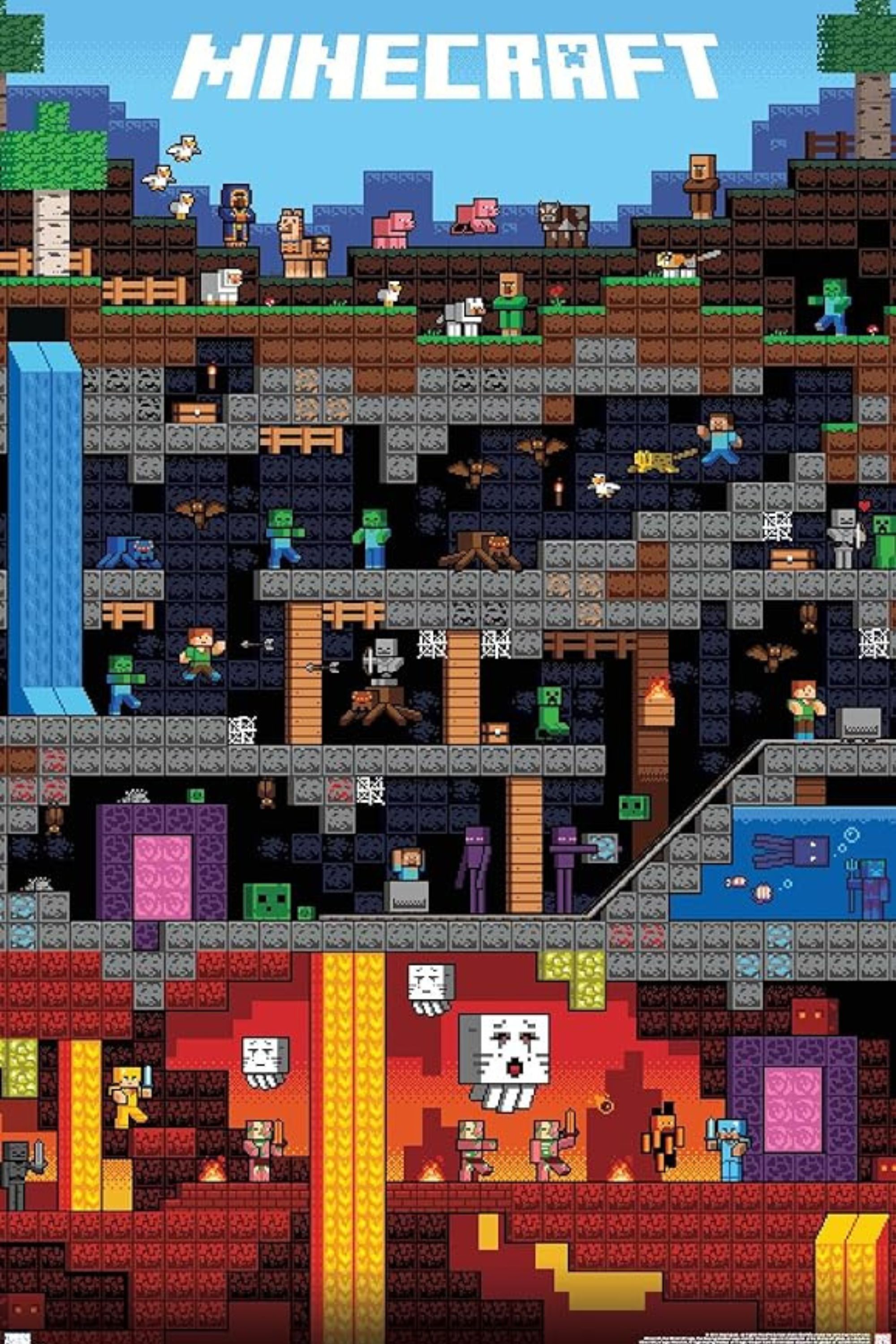 Minecraft Worldly Wall Poster