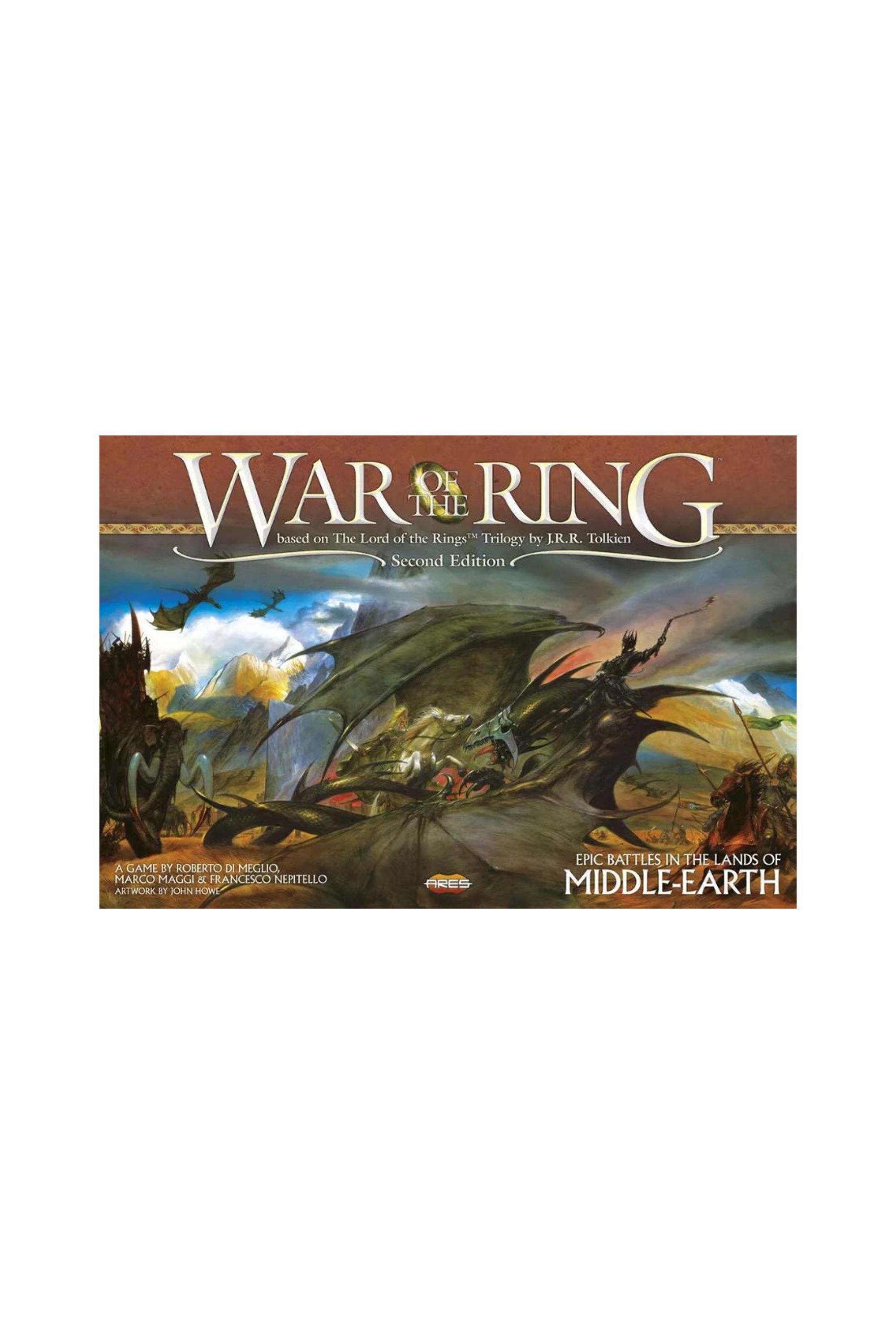 Fantasy Flight Games Ares Games War of The Ring 2nd Edition, Multi-Colored (AGS WOTR001), 2 to 4 Players