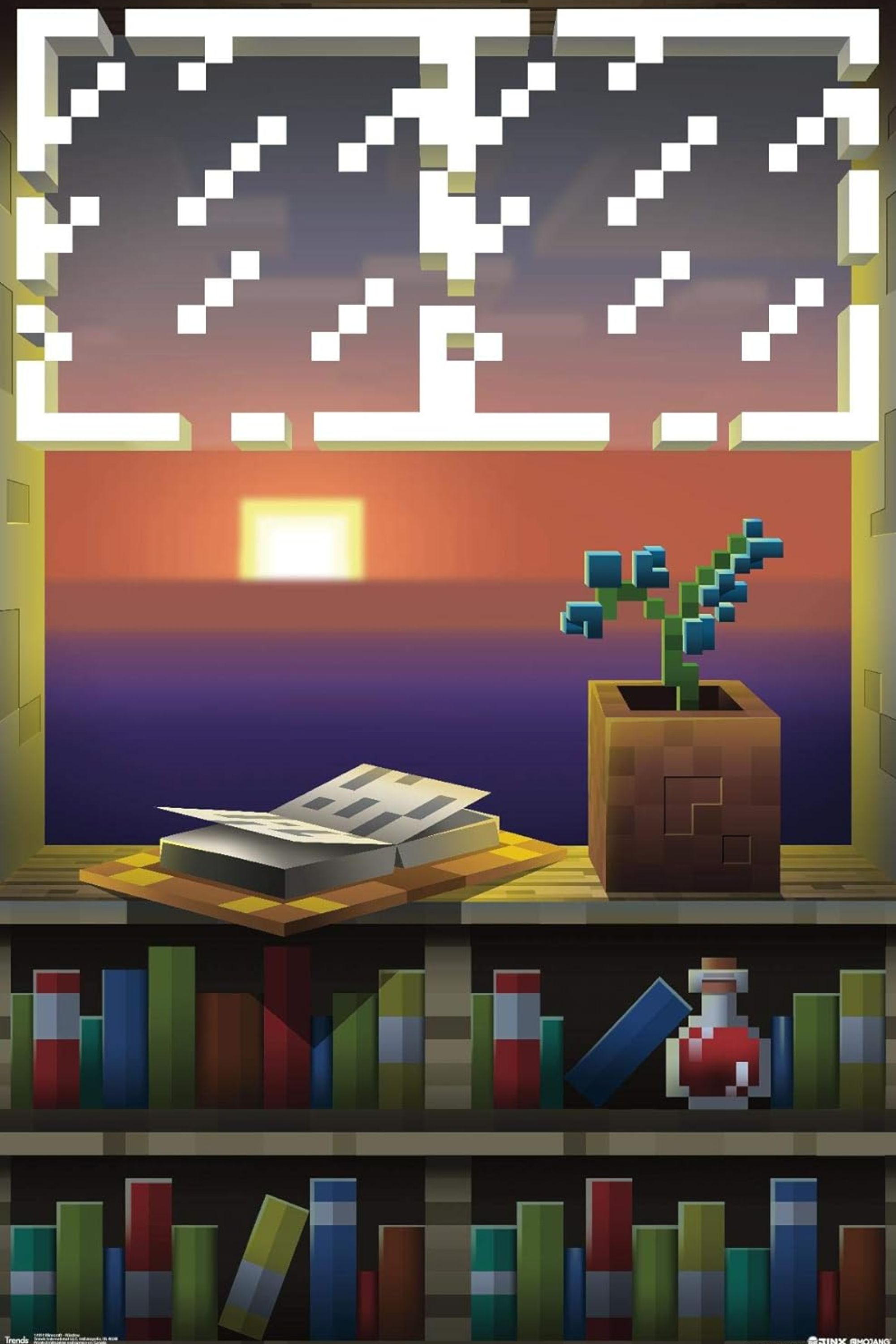 Trends International Minecraft Window Wall Poster