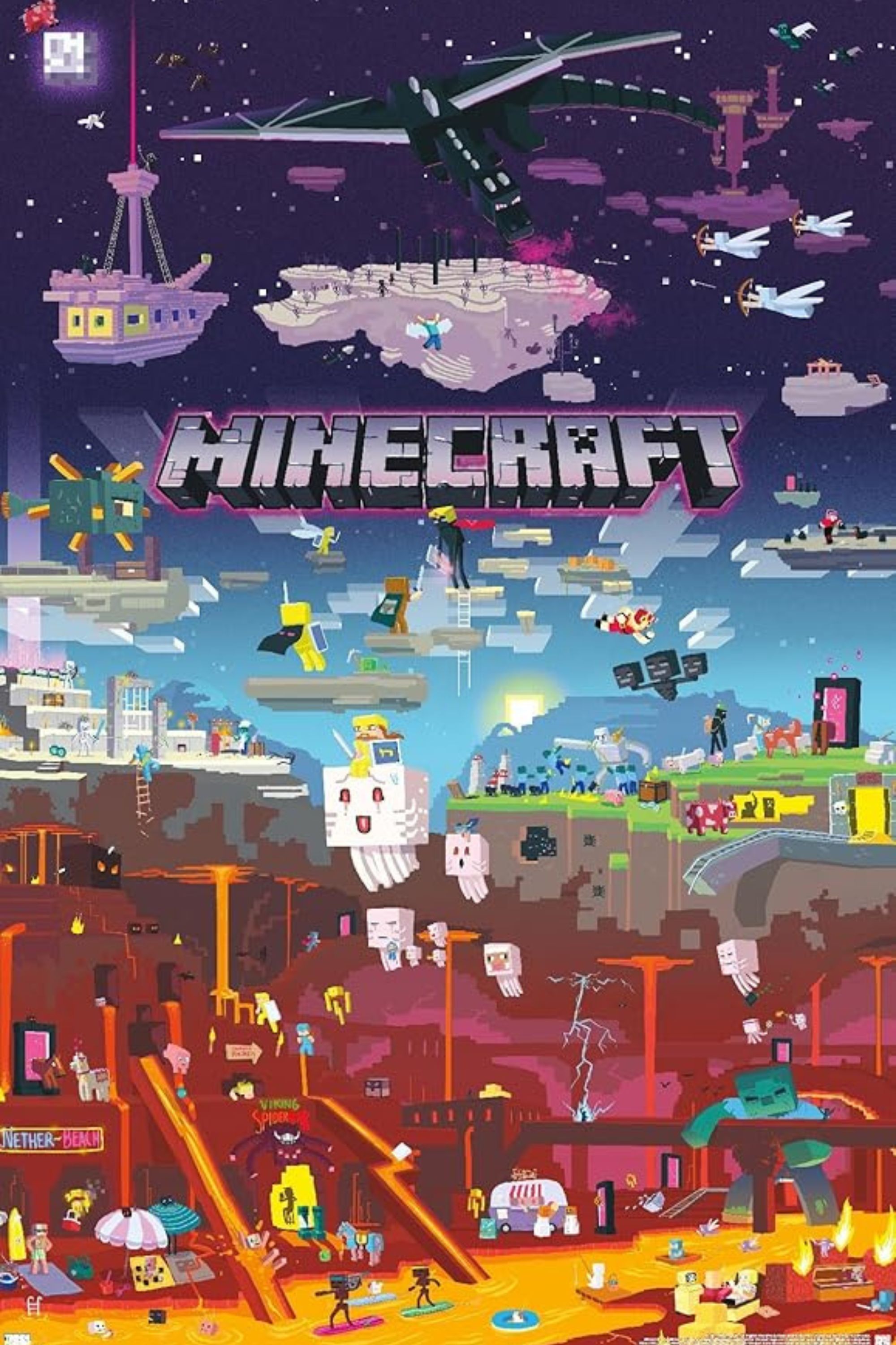 Trends International Minecraft World Beyond Wall