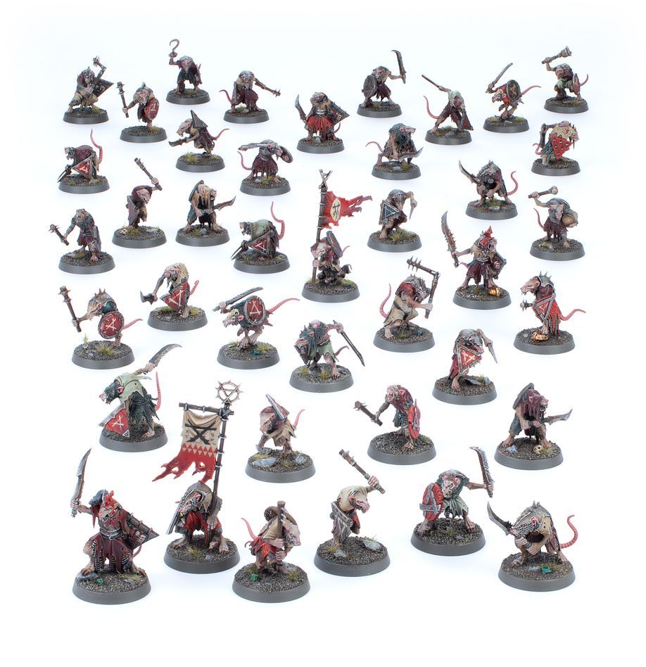 Warhammer Age of Sigmar Skaven Clanrats.