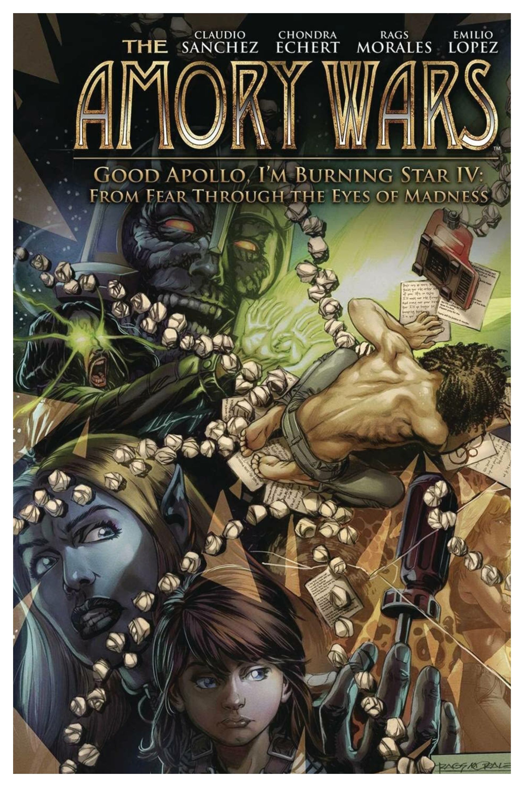 The cover of the graphic novel The Amory Wars: The Ultimate Edition.