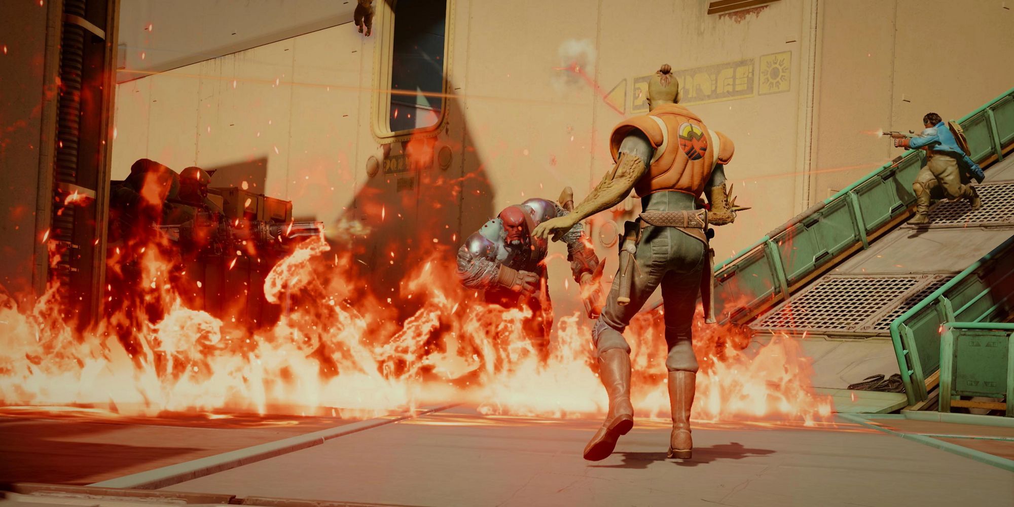 Concord Official Gameplay Screenshot Lennox and Star Child by Fire Wall