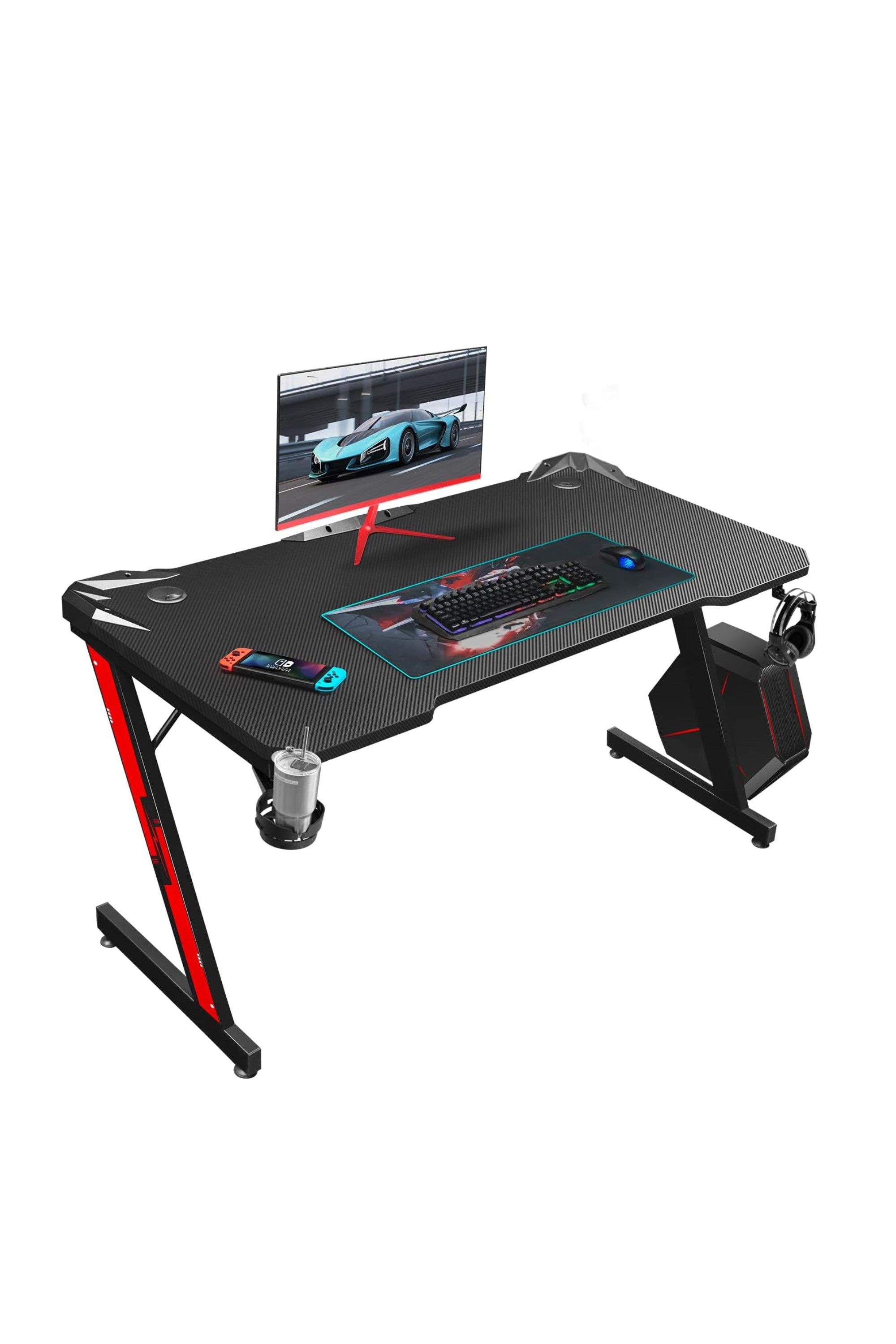 Homall Z-Shaped 44” Gaming Desk