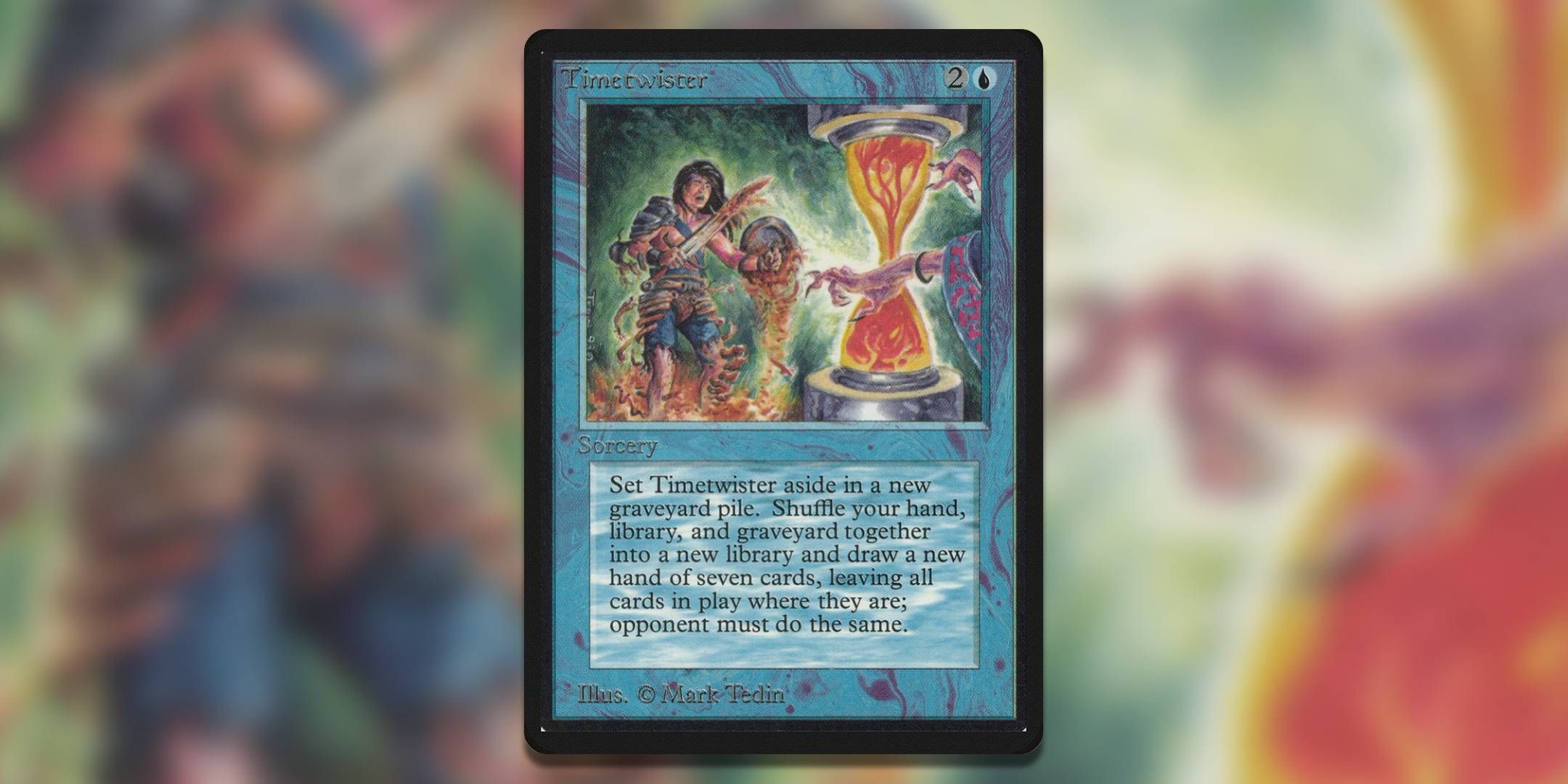 Image of the Magic The Gathering card Timetwister by Mark Tedin.