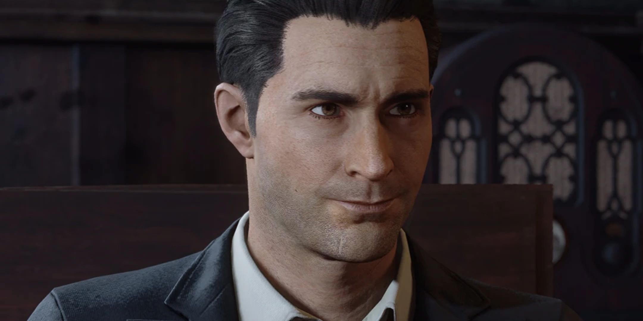 Mafia Definitive Edition close up of Tommy Angelo.