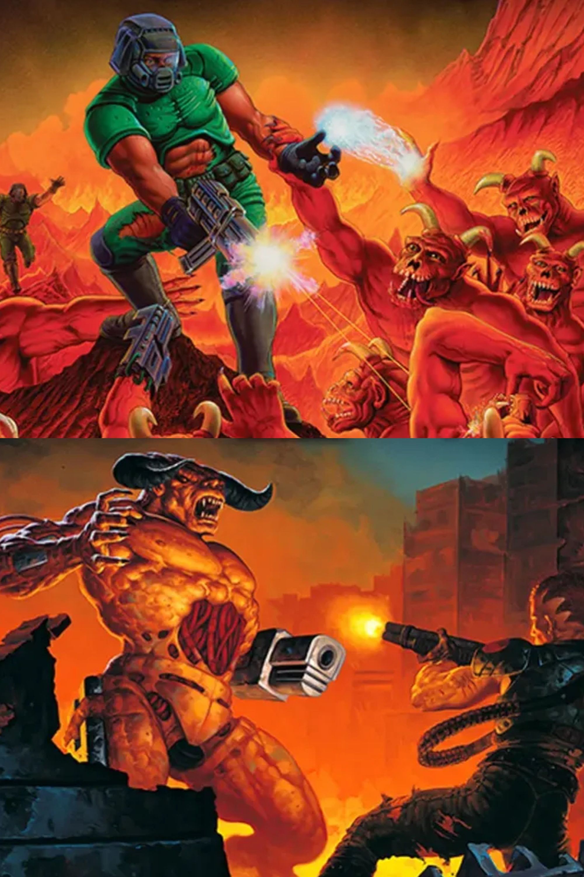 doom and doom 2 cover art