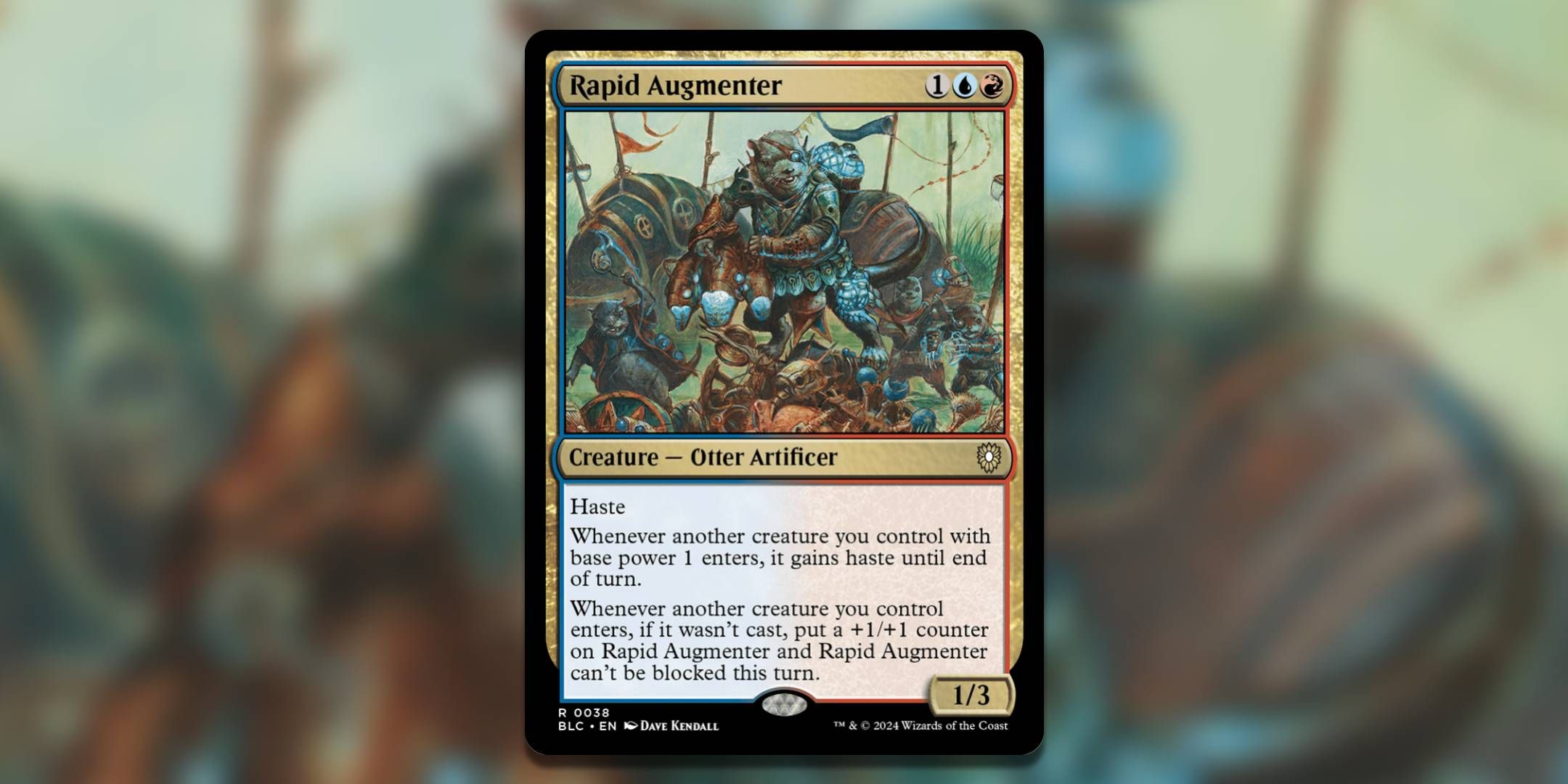 Screenshot of Rapid Augmenter from Bloomburrow Commander MTG