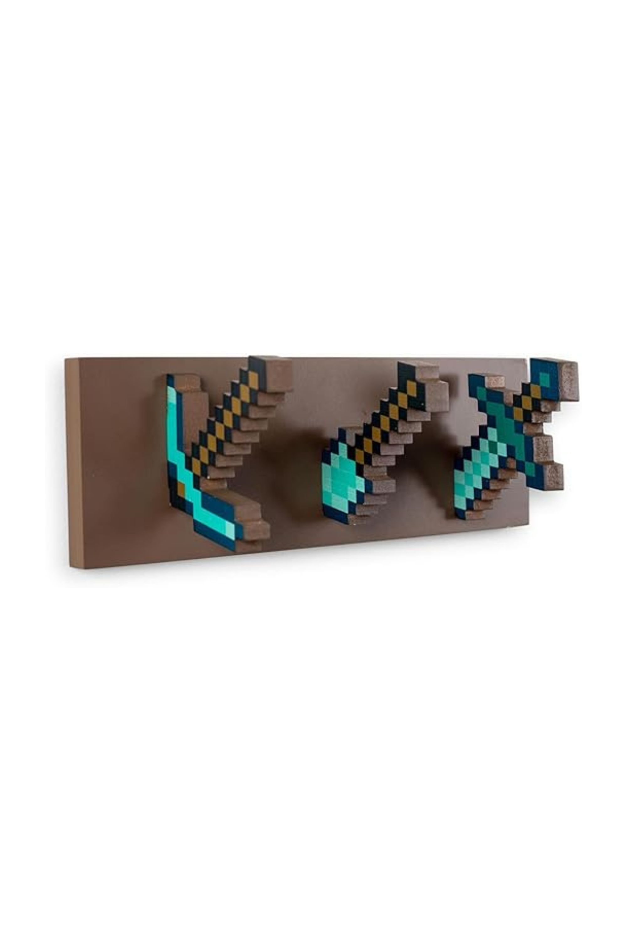 Ukonic Minecraft Diamond Tool Wall Coat Hooks