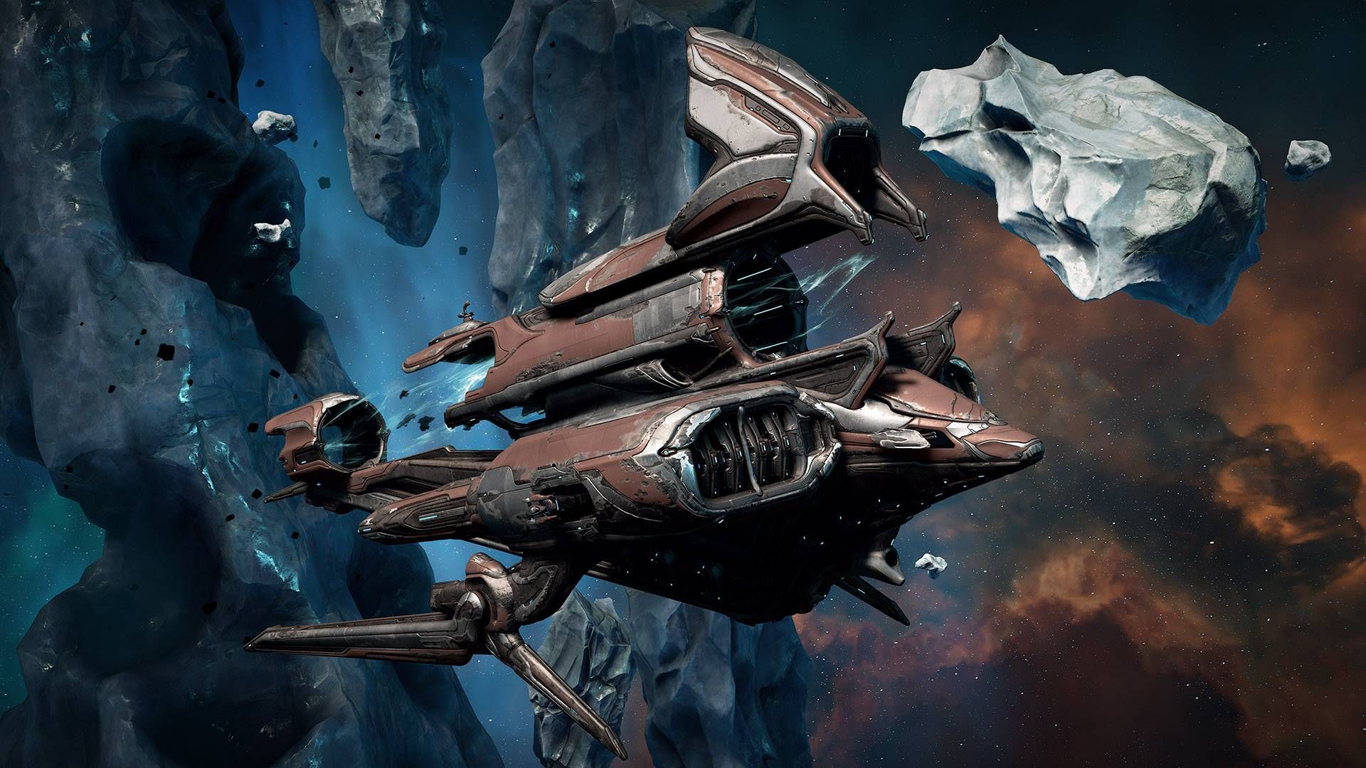 Warframe Railjack Ship