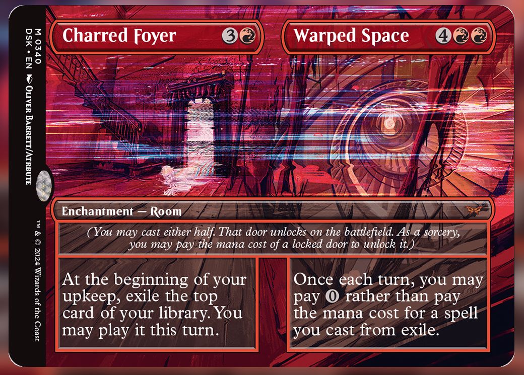 Charred Foyer Warped Space alt-art