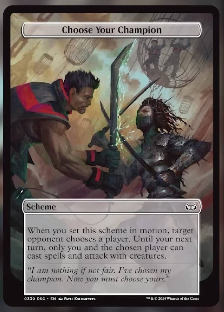 Choose Your Champion
