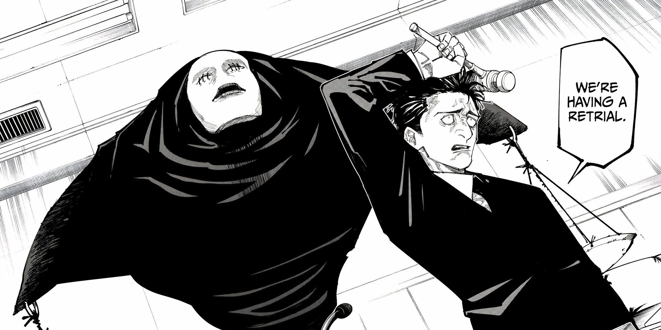 Higuruma using his domain expansion from Jujutsu Kaisen.