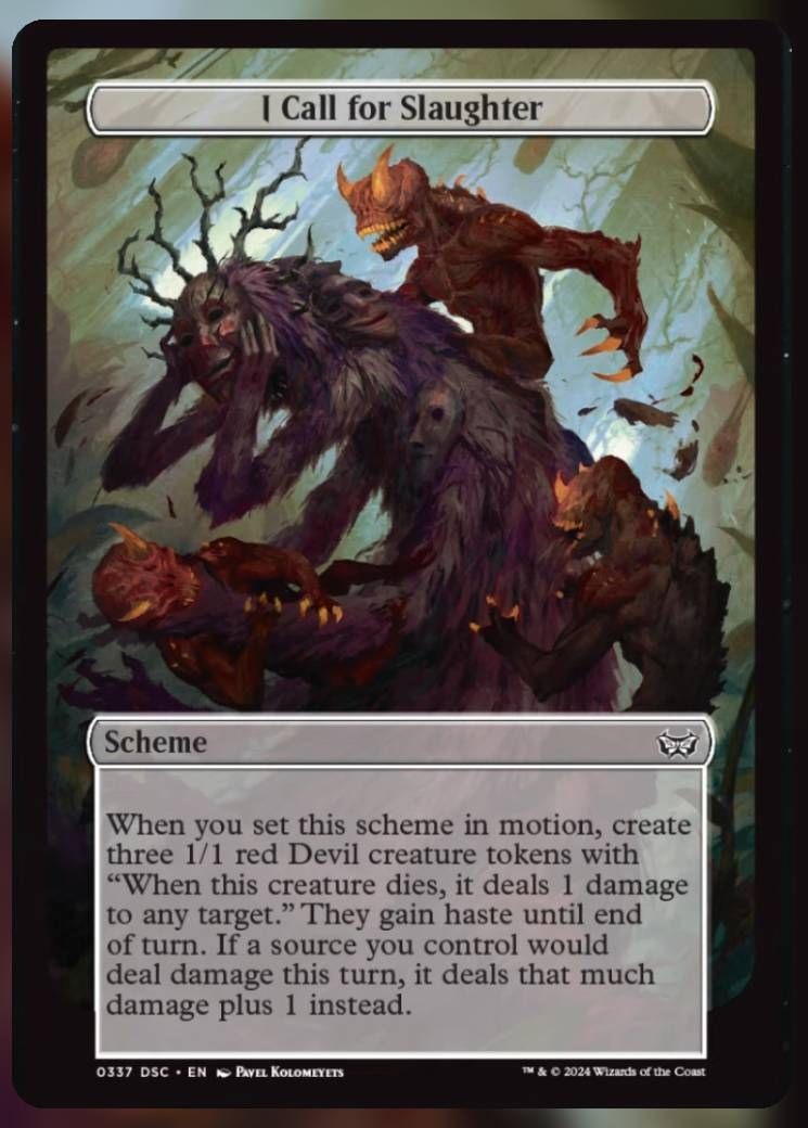 I Call For Slaughter