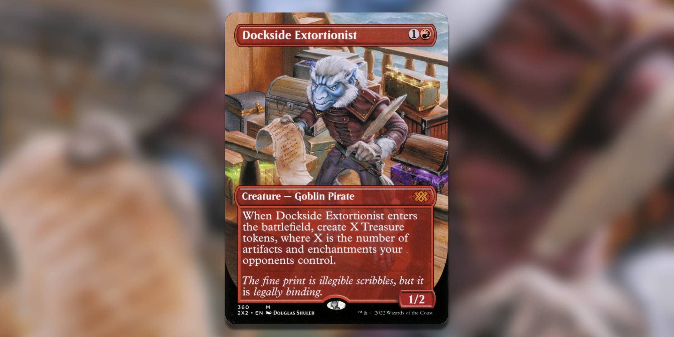 Image of the Magic The Gathering card Dockside Extortionist from Double Masters showcase by Doublas Shuler.