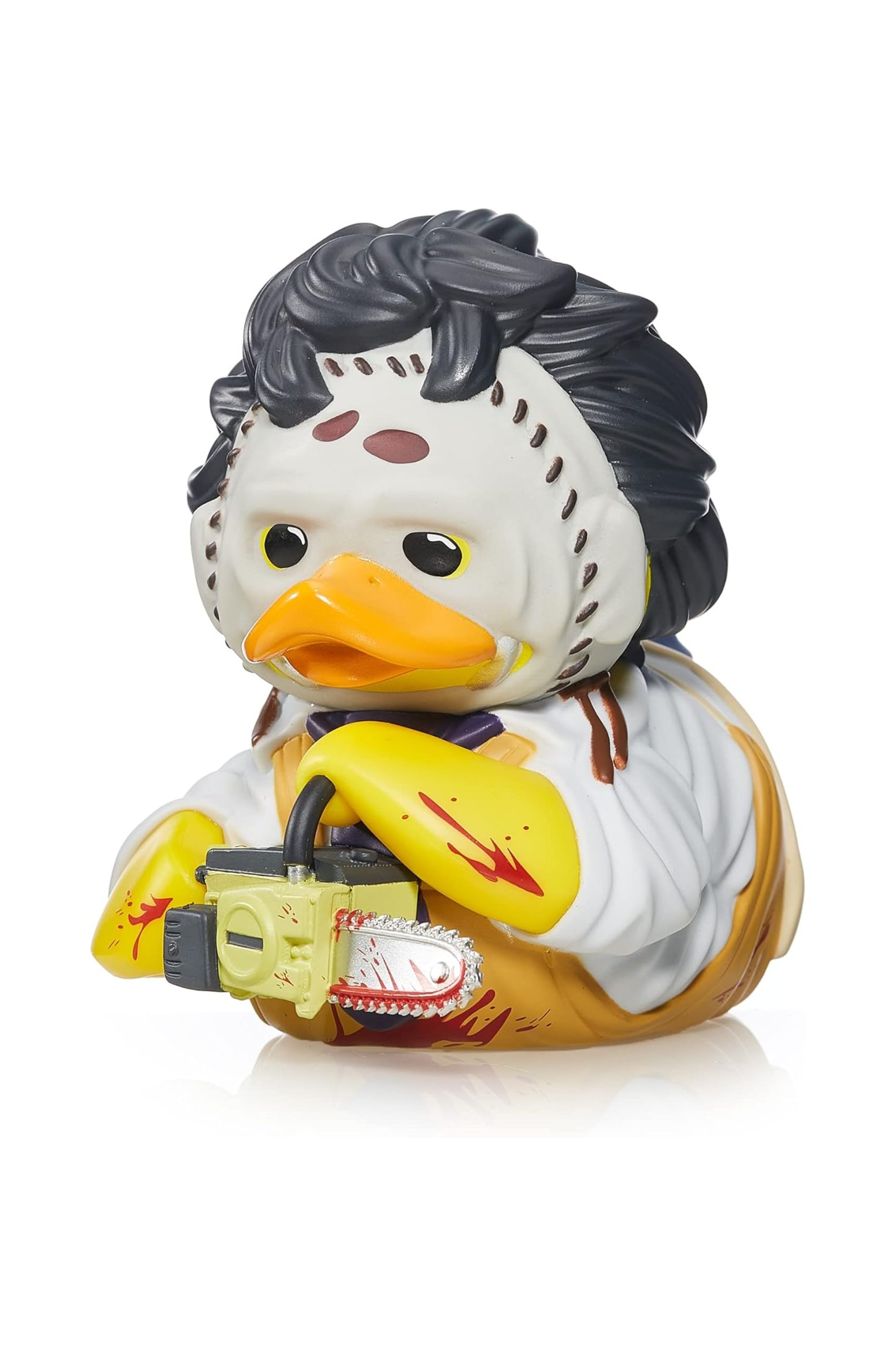 Image of Tubbz Leatherface vinyl duck figure.