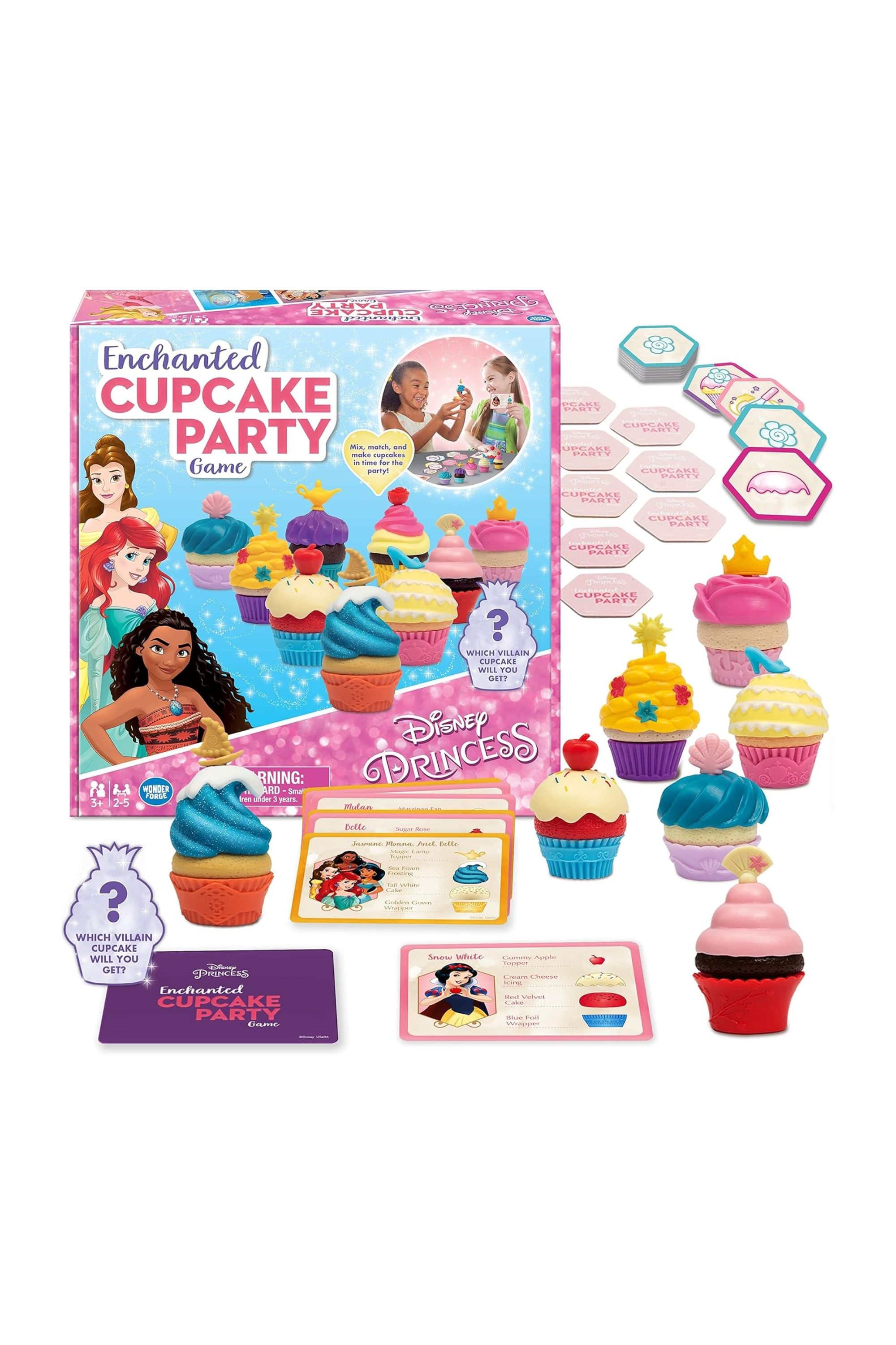 Image of Wonder Forge Disney Princess Enchanted Cupcake Party Game