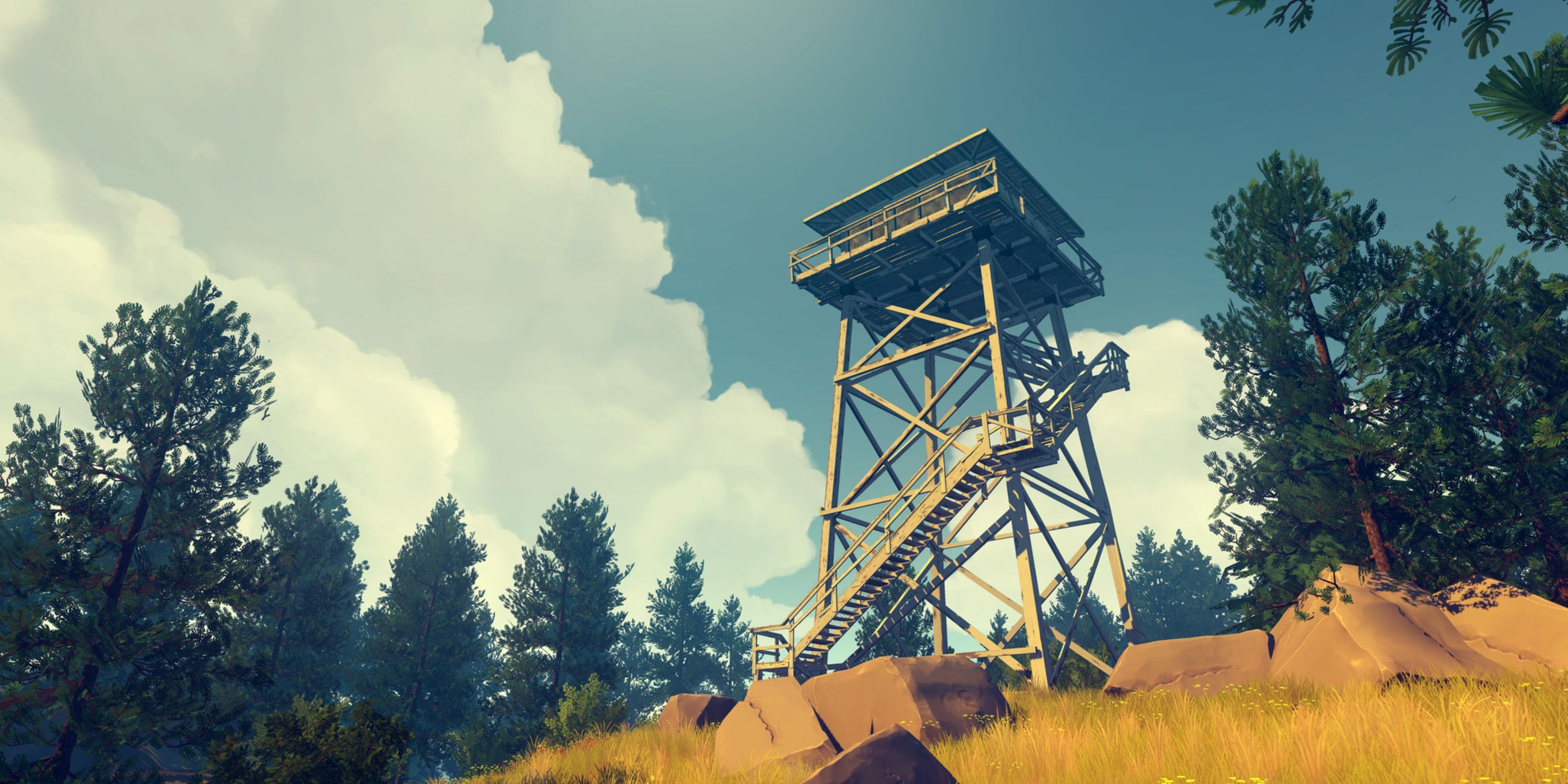 Lookout tower in Firewatch.