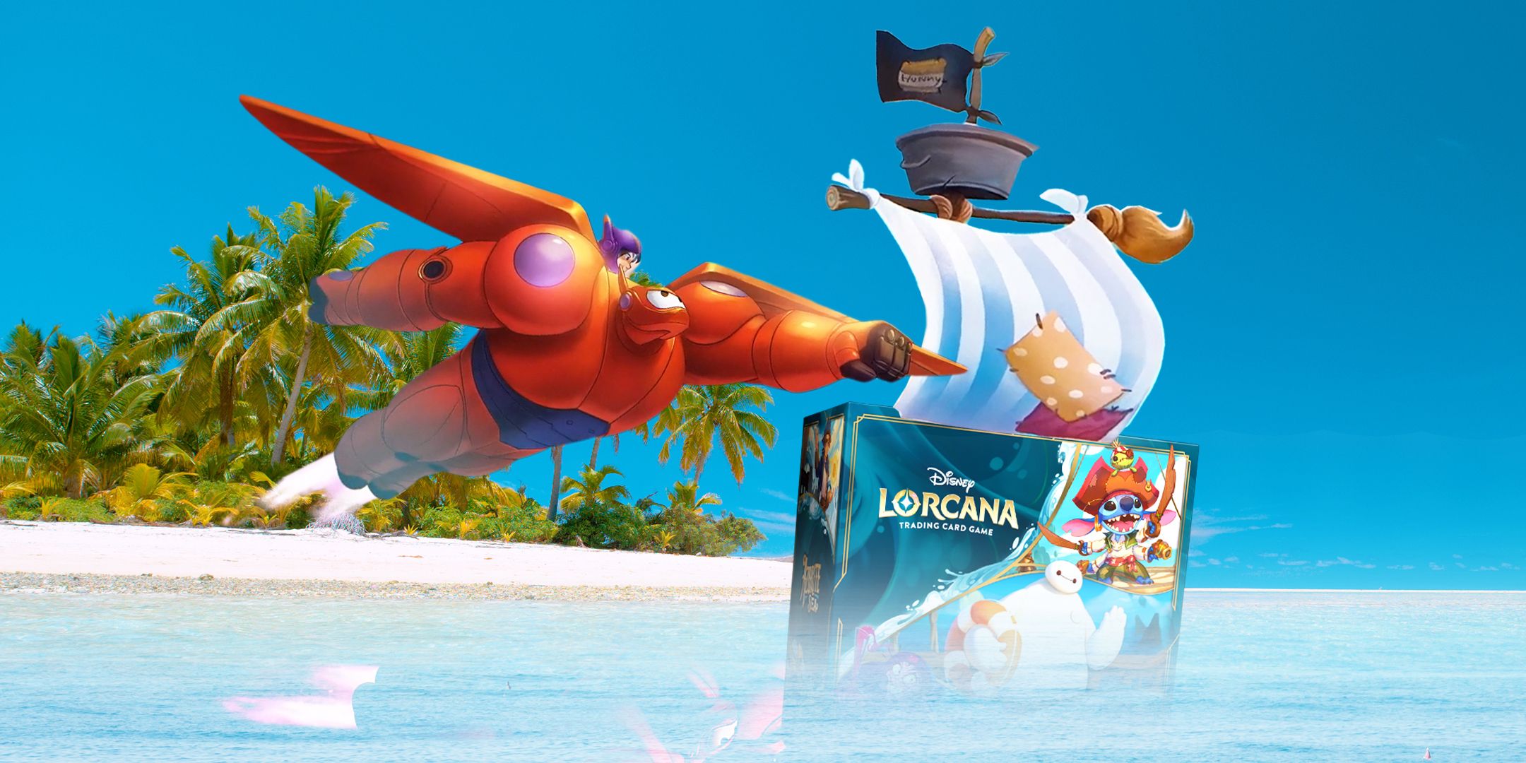 Lorcana box as a pirate ship