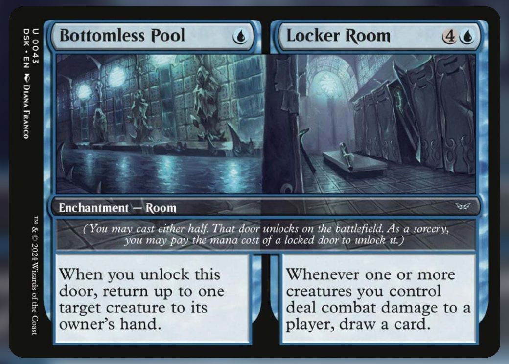 Magic The Gathering Bottomless Pool and Locker Room Card.