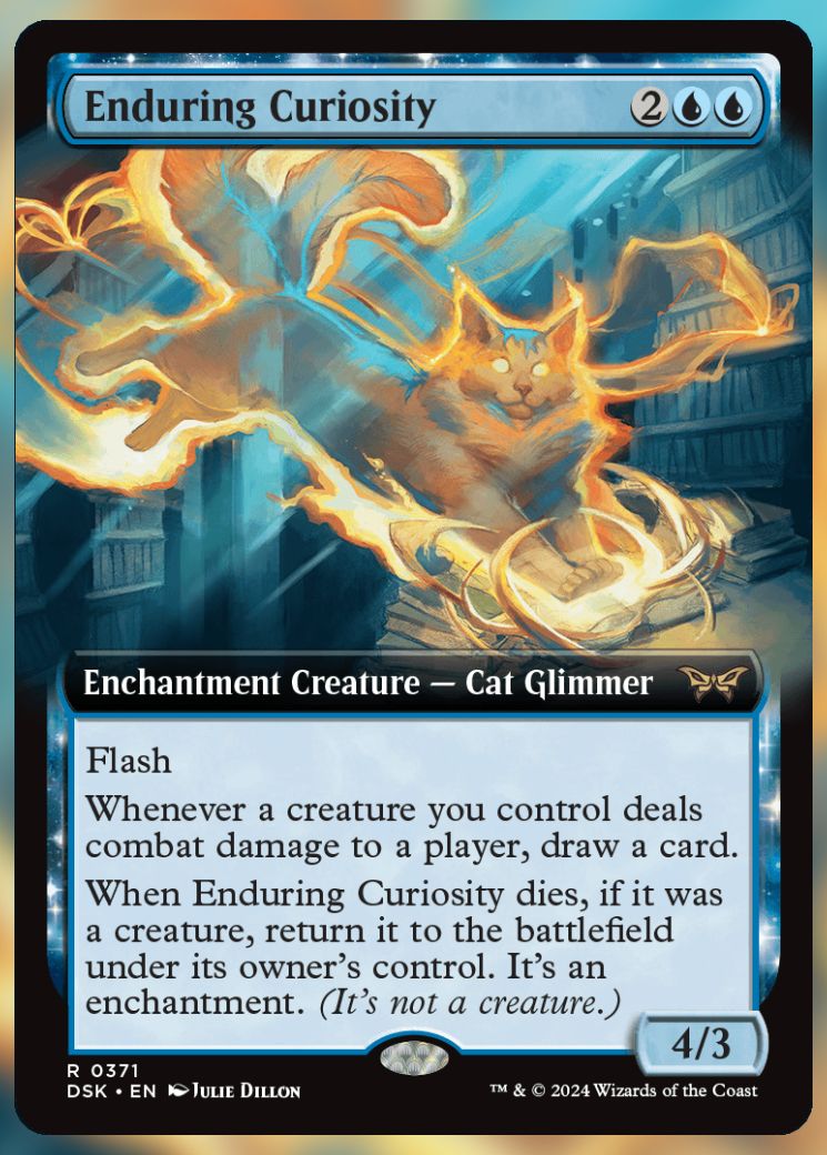Magic The Gathering Enduring Curiosity Alt Card 2.