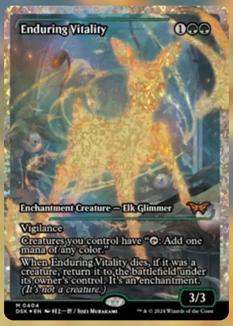 Magic The Gathering Enduring Vitality Alt Card 3.