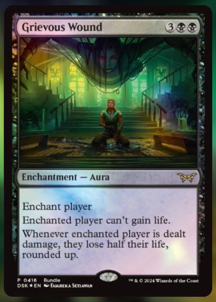 Magic The Gathering Grievous Wound Alt Card 2.