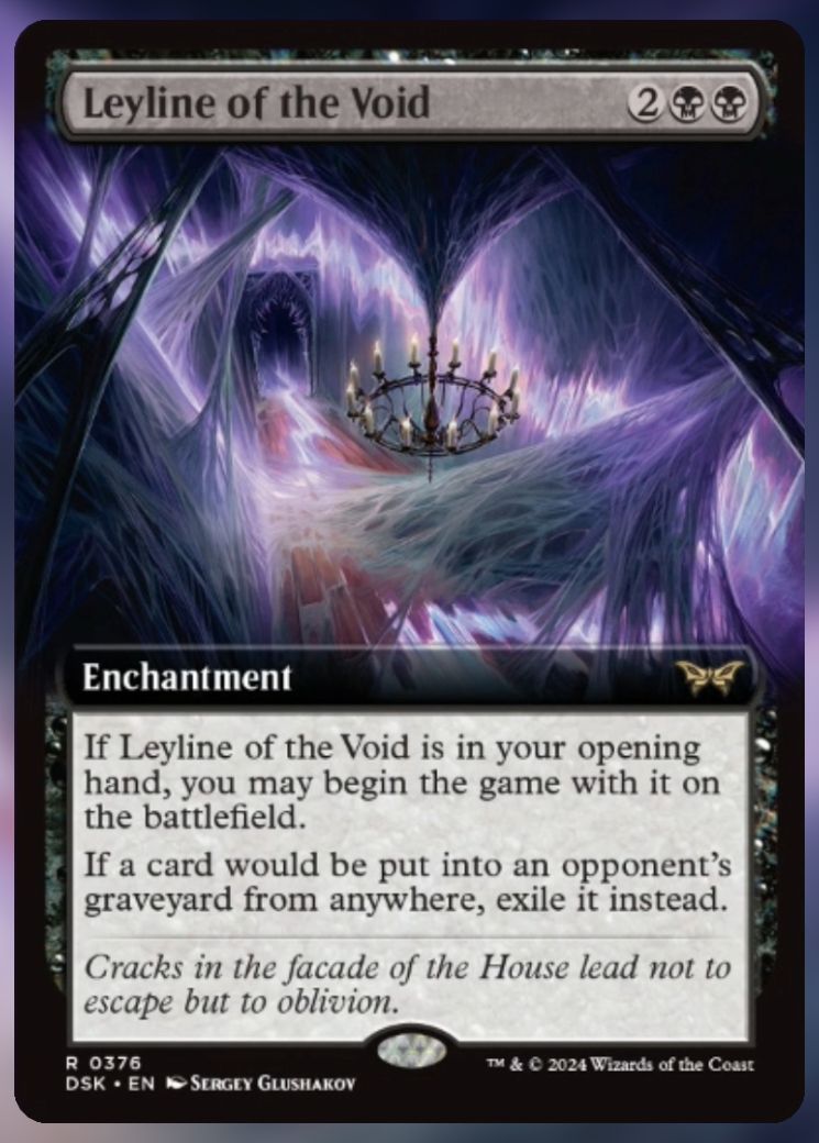 Magic The Gathering Leyline of the Void Alt Card.