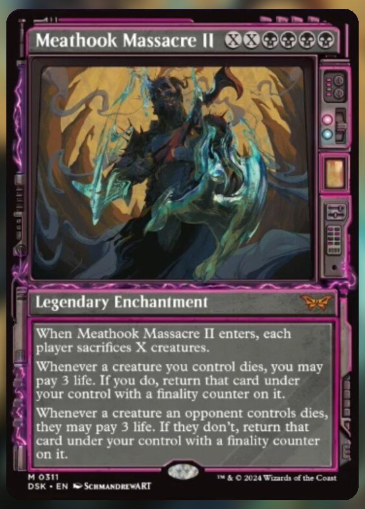 Magic The Gathering Meathook Massacre II Alt Card 2.
