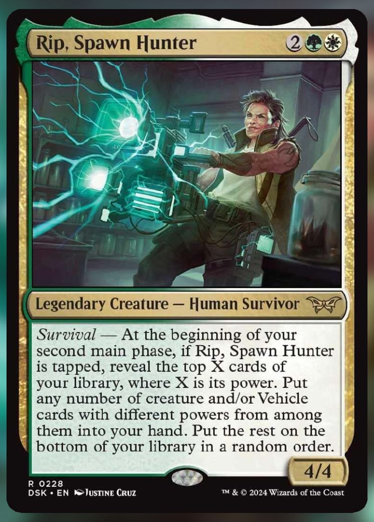 Magic The Gathering Rip, Spawn Hunter Card.