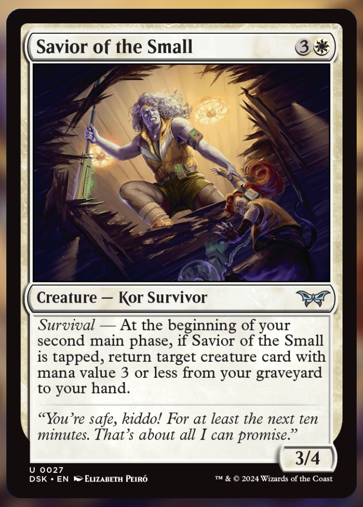 Magic The Gathering Savior of the Small.