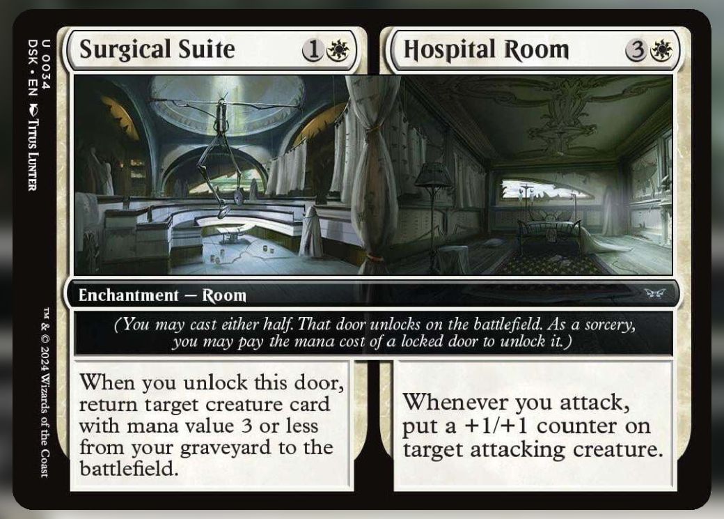 Magic The Gathering Surgical Suite and Hospital Room Card.