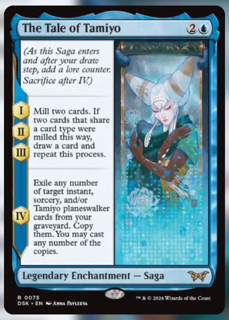 Magic The Gathering The Tale of Tamiyo Card.