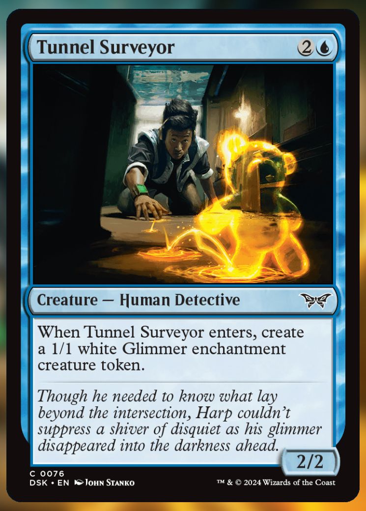 Magic The Gathering Tunnel Surveyor Card.
