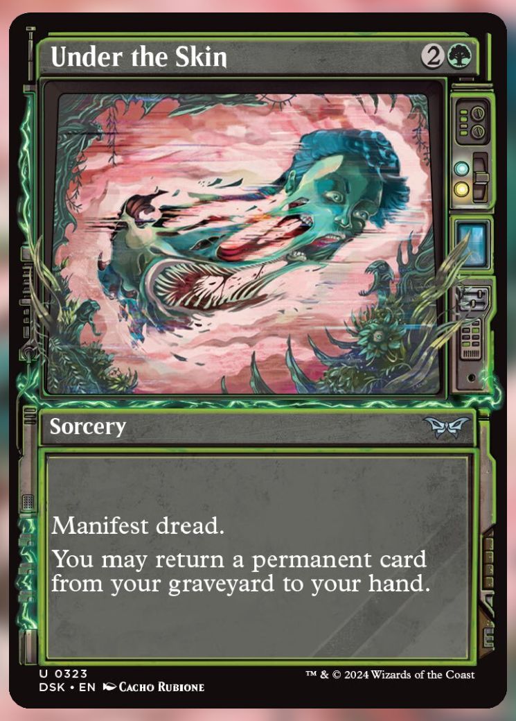 Magic The Gathering Under the Skin Alt Card.