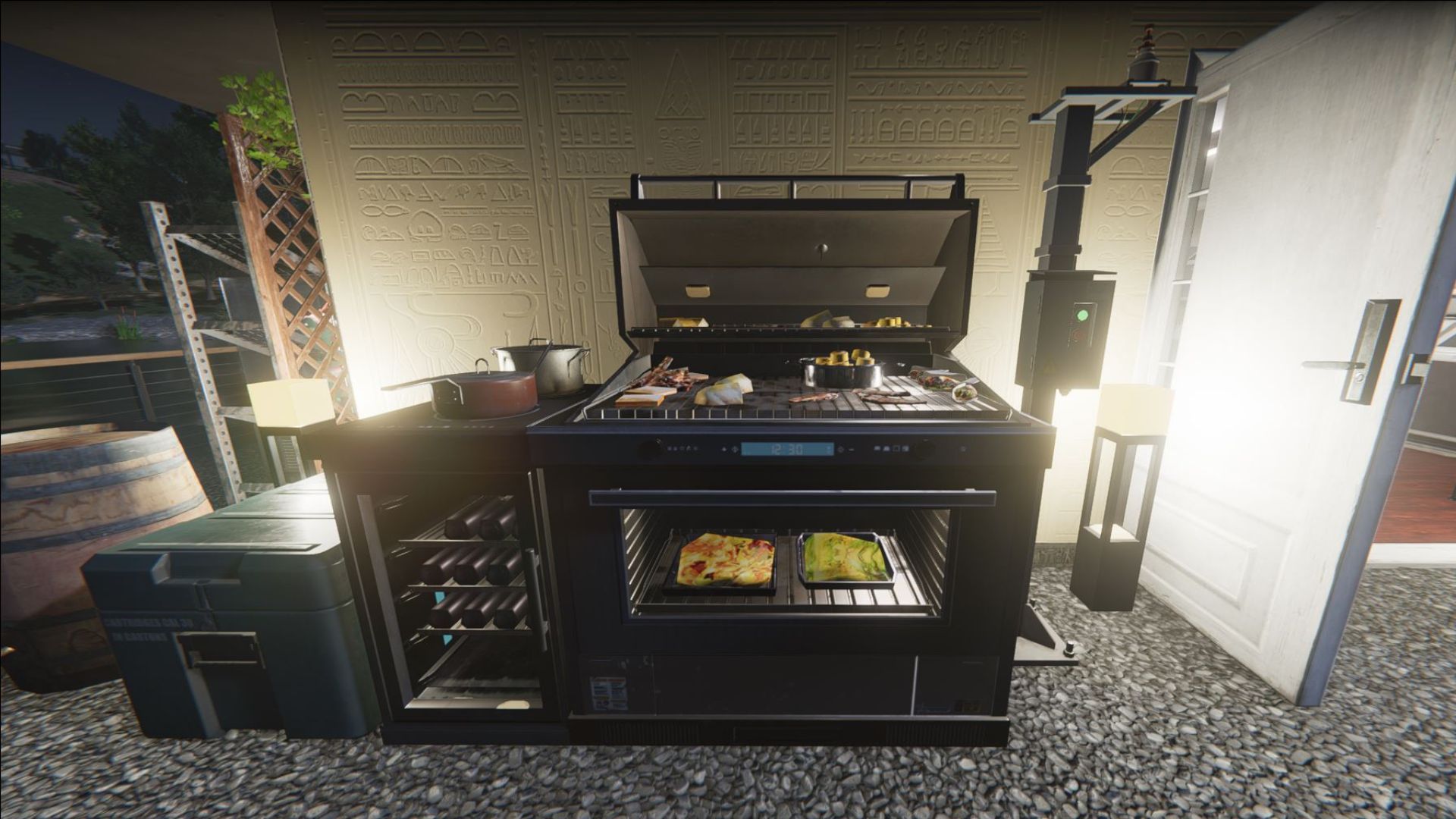 A Kitchen Set in Once Human.
