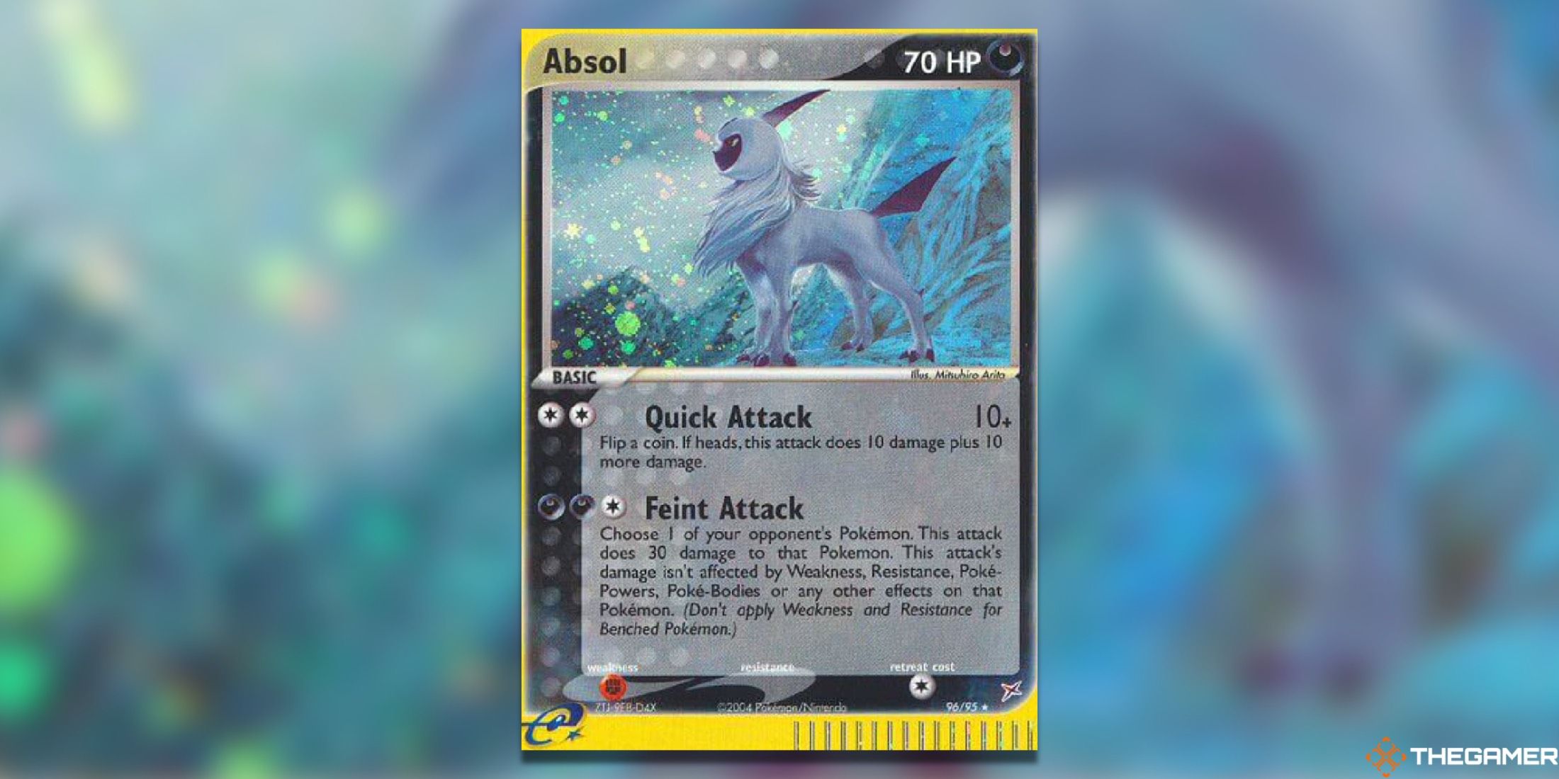 The Team Magma vs Team Aqua Absol in the Pokemon TCG.
