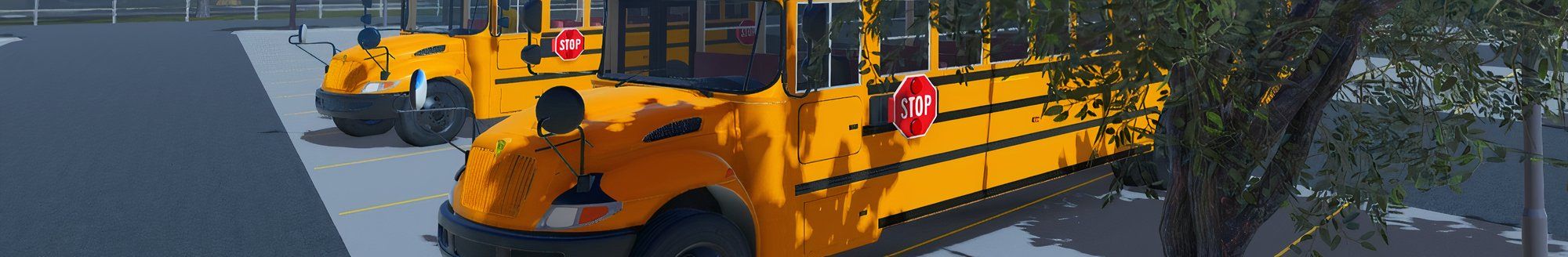 a bus in School Bus Simulator 24 on Roblox