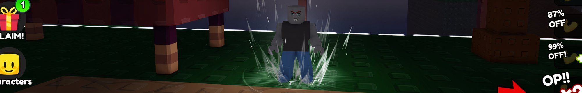 a player in Anime Training RNG on Roblox