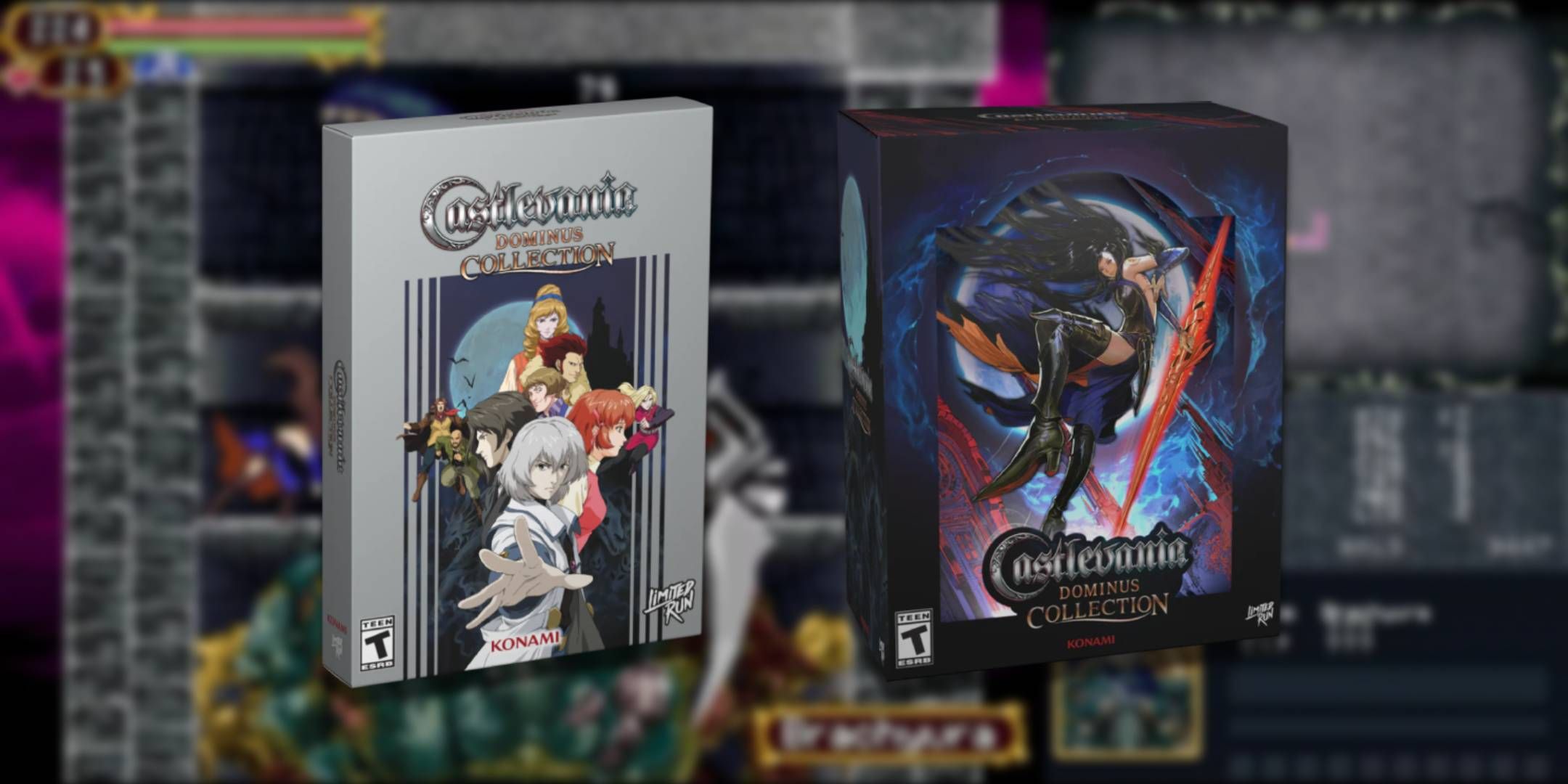 The Castlevania Dominus Collection physical editions together for preorder.
